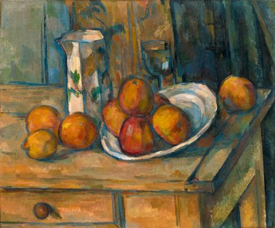 Still Life with Milk Jug and Fruit by Paul Cézanne